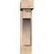 Ekena Millwork Westlake Block Smooth Bracket w/ Offset Brace, Douglas Fir, 5 1/2"W x 20"D x 24"H BKT0604X20X24WTL05SDF - alternate 3